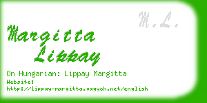margitta lippay business card